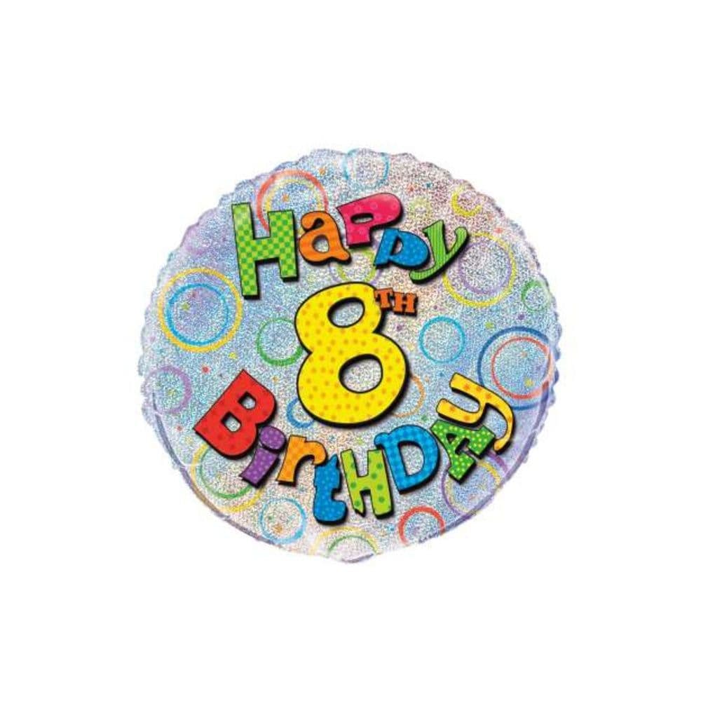 8 Birthday Foil Balloon