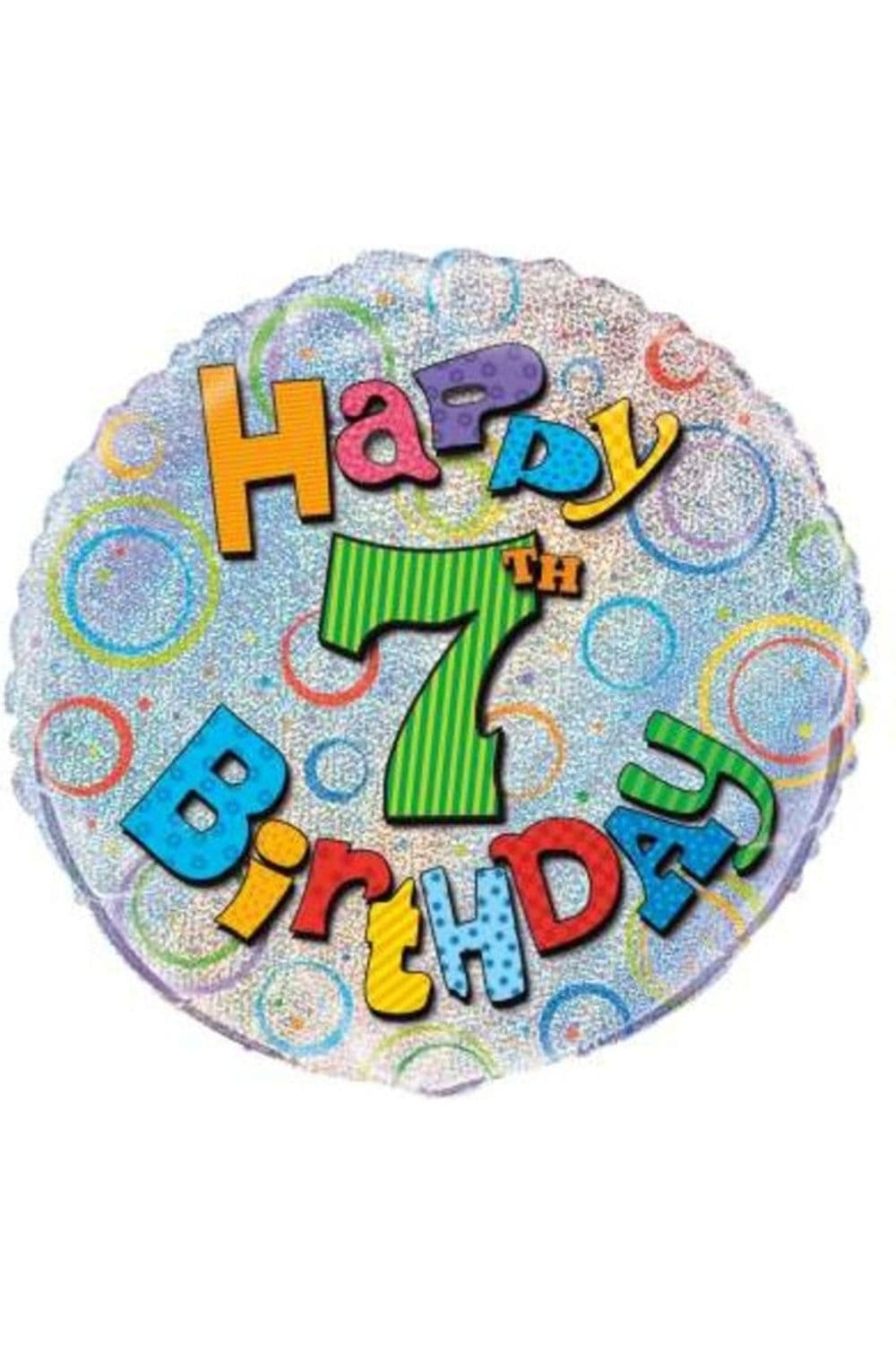 7 Birthday Foil Balloon