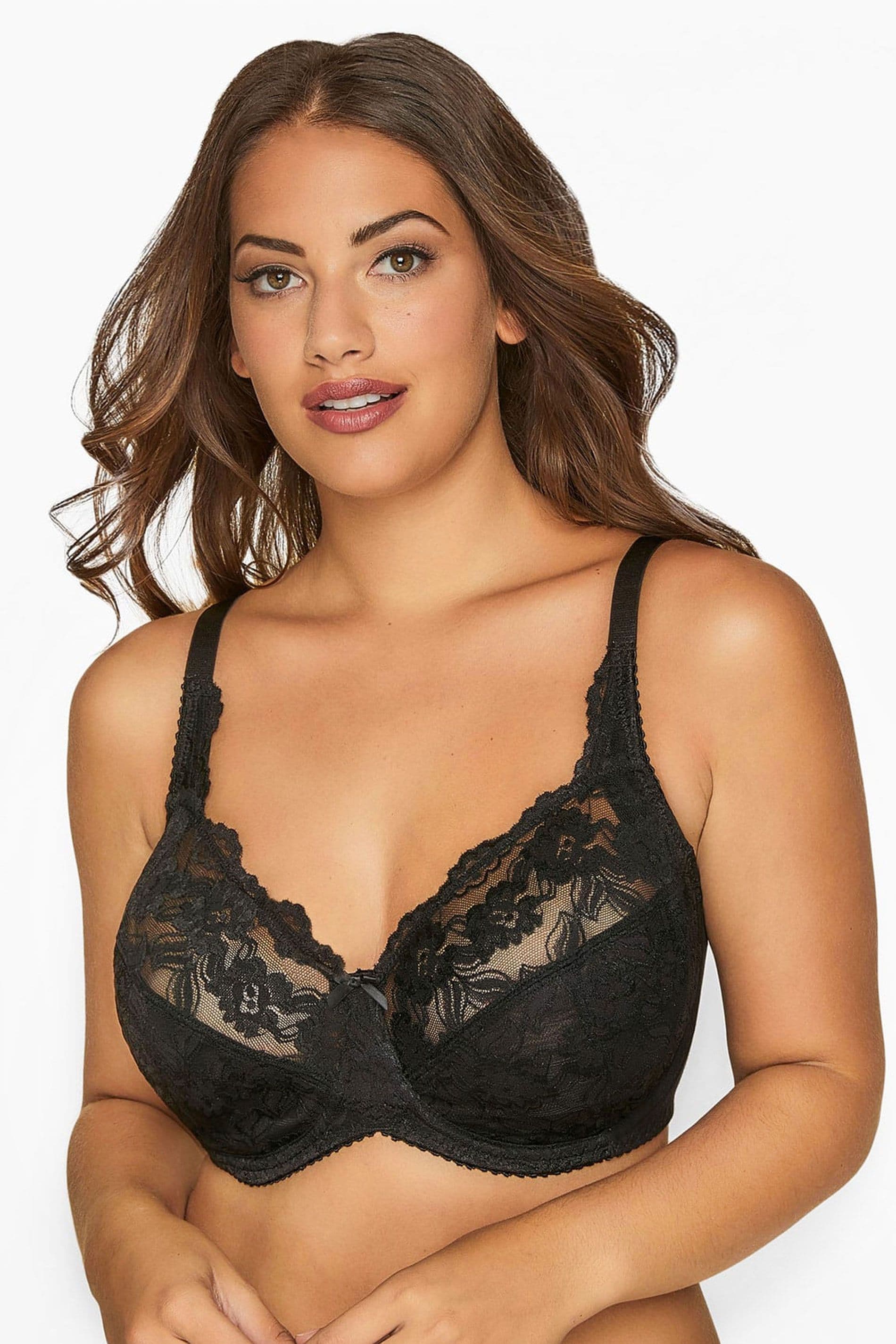 Stretch Lace Non Padded Underwired Bra
