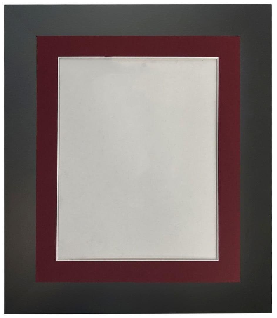 Metro Frame Red Mount Image x 4 Inch