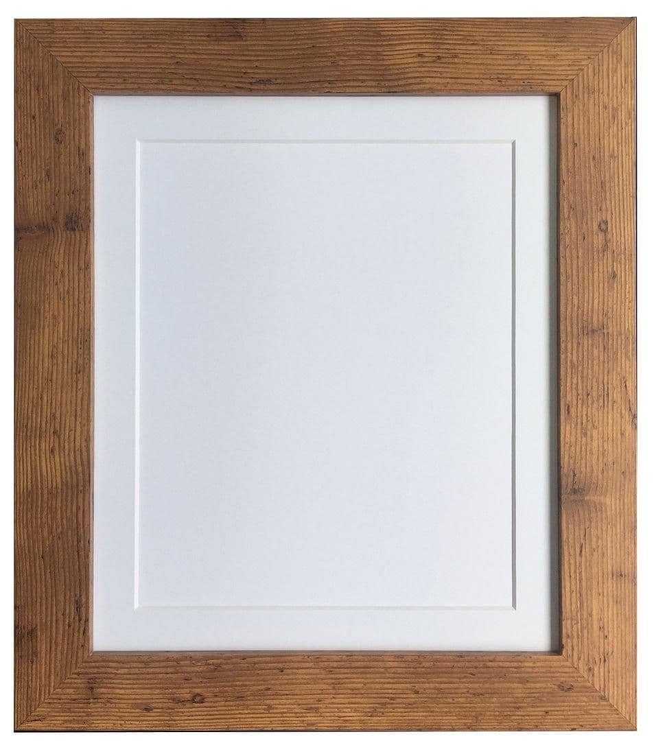 Metro Vintage Wood Frame Mount 40 x 50CM Image A3
