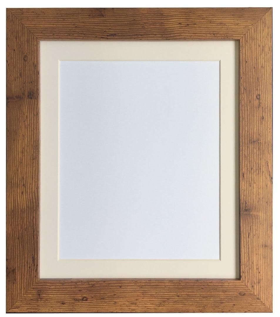 Metro Vintage Wood Frame Mount Image x 12