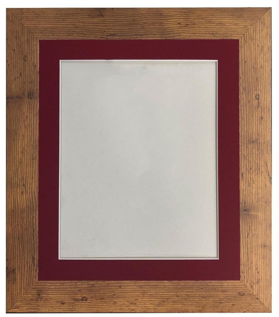 Metro Vintage Wood Frame Mount Image x 3.5 Inch