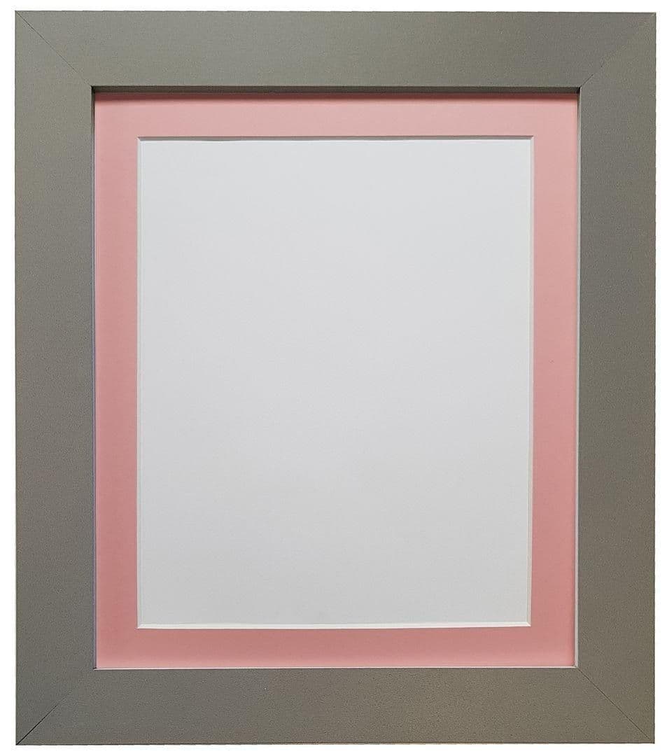 Metro Dark Grey Frame Pink Mount Image x 3.5 Inch