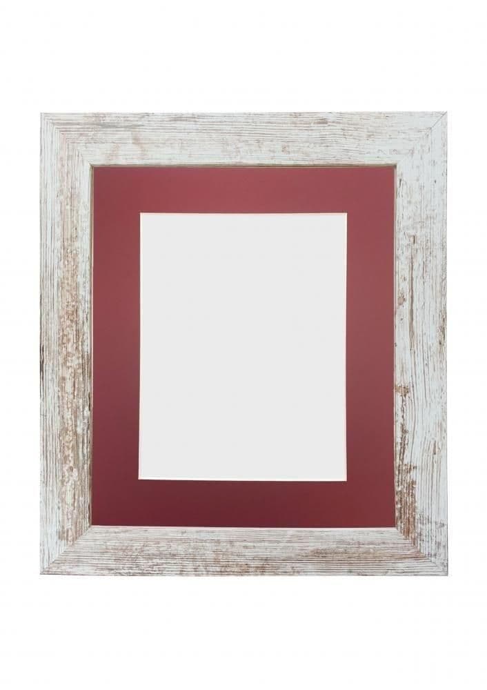 Metro Distressed Frame Red Mount Image x 20 Inch