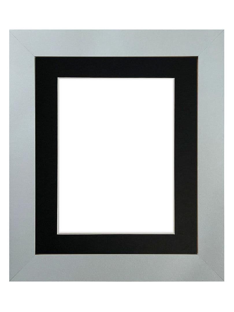 Metro Light Grey Frame Black Mount Image x 7 Inch