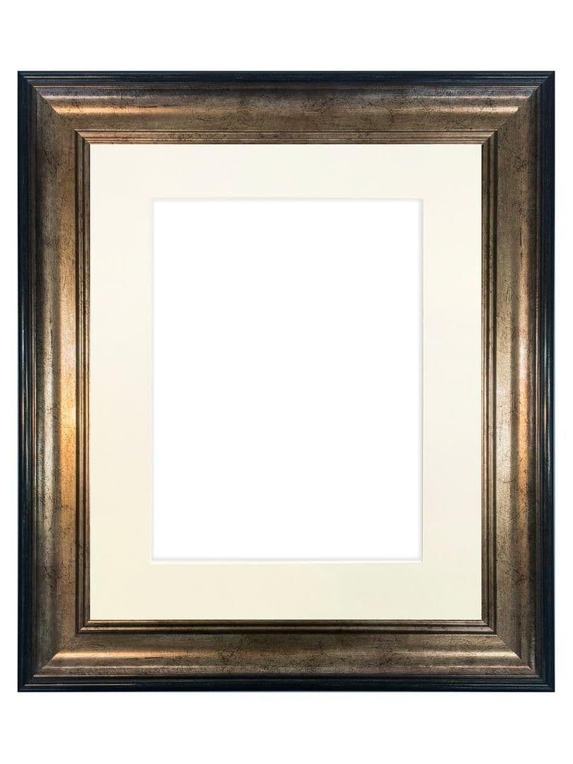 Scandi & Gold Frame Ivory Mount Image x 10 Inch