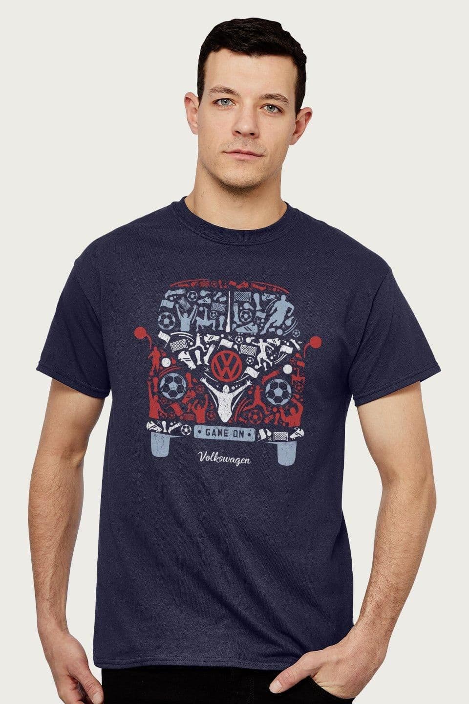 Football Euro Camper Game On England T Shirt