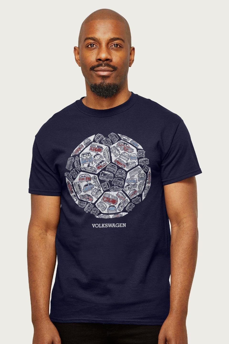 Football Campervans Cars England Euro Football T Shirt