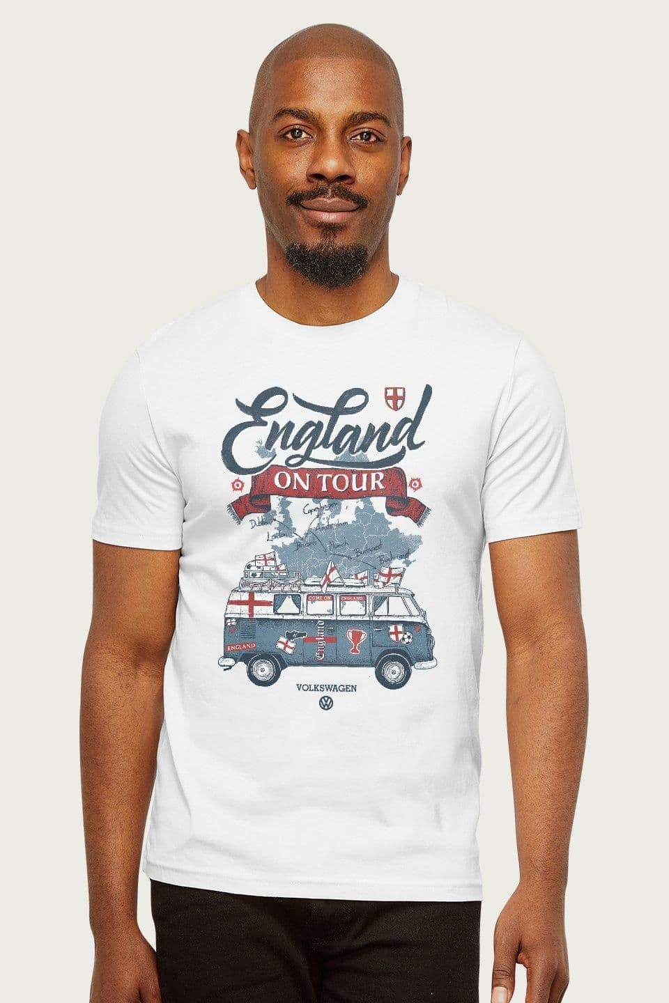 Euro Football England On Tour Camper T Shirt