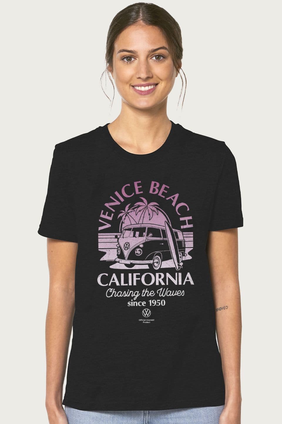 Type 2 T1 Campervan Venice Beach California Relaxed Fit T Shirt