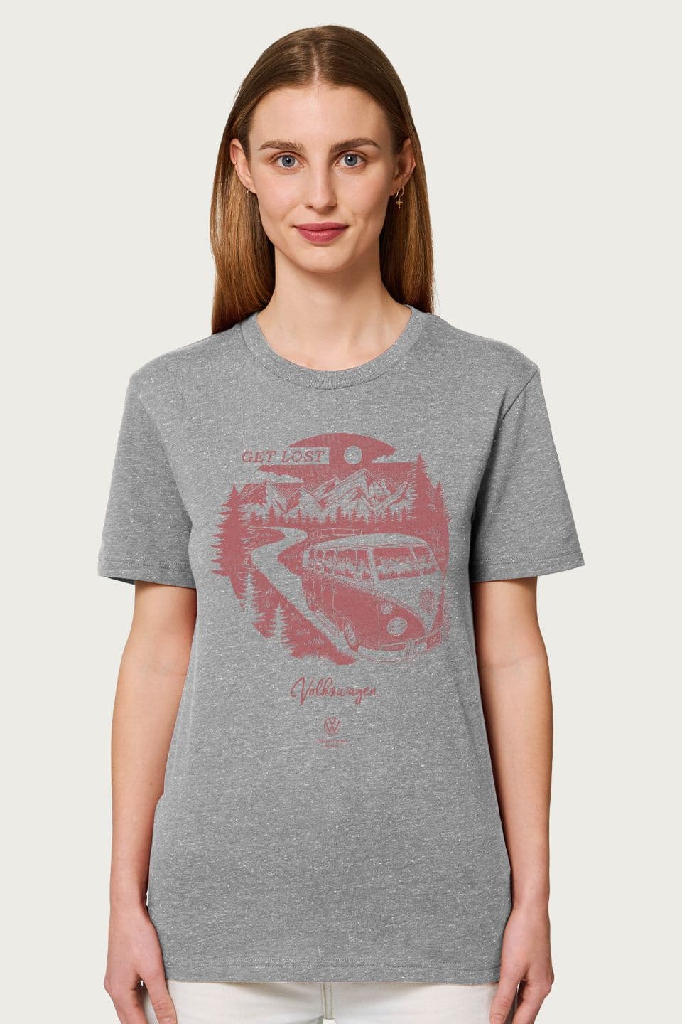 Type 2 T1 Camper Get Lost Holiday Relaxed Fit T Shirt Mid
