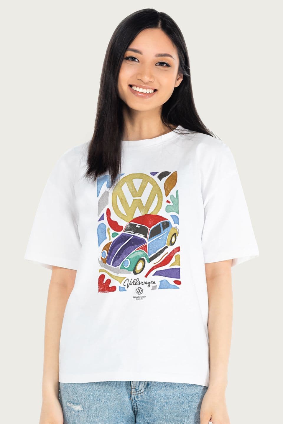 Beetle Fauvism Colourful Art Relaxed Fit T Shirt