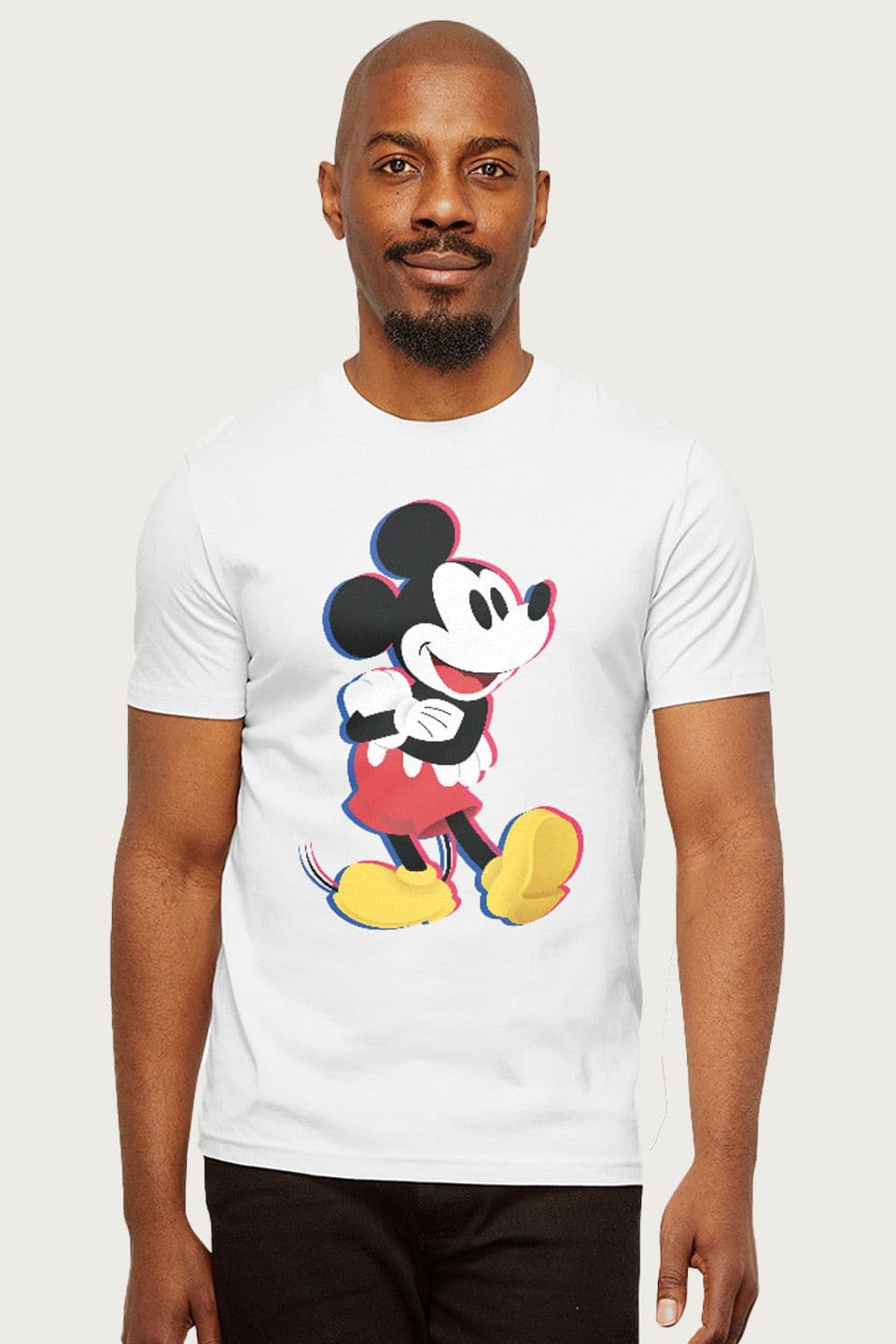 Mickey Mouse Arms Folded T Shirt