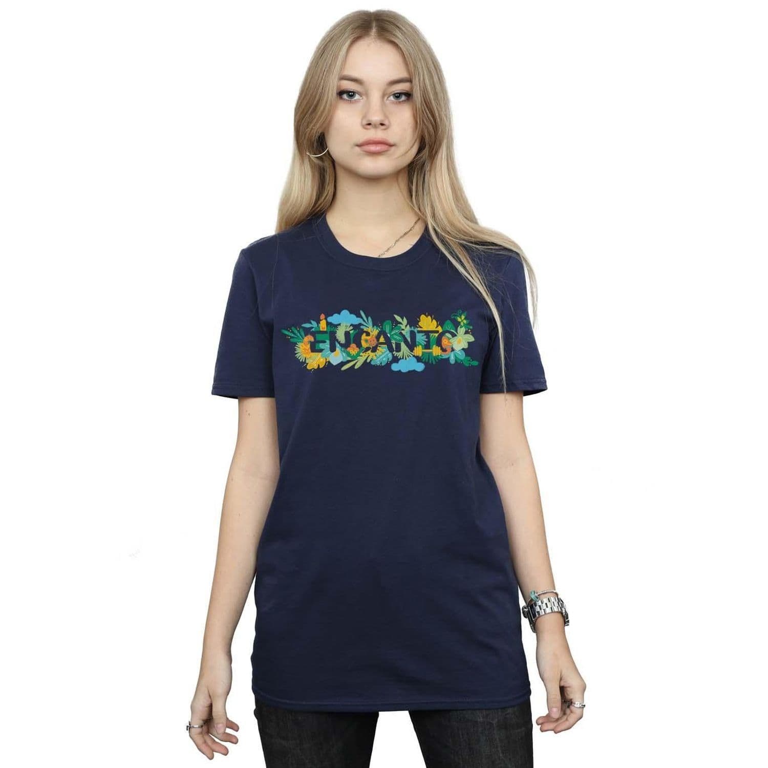Encanto Wild Logo Cotton Boyfriend T Shirt