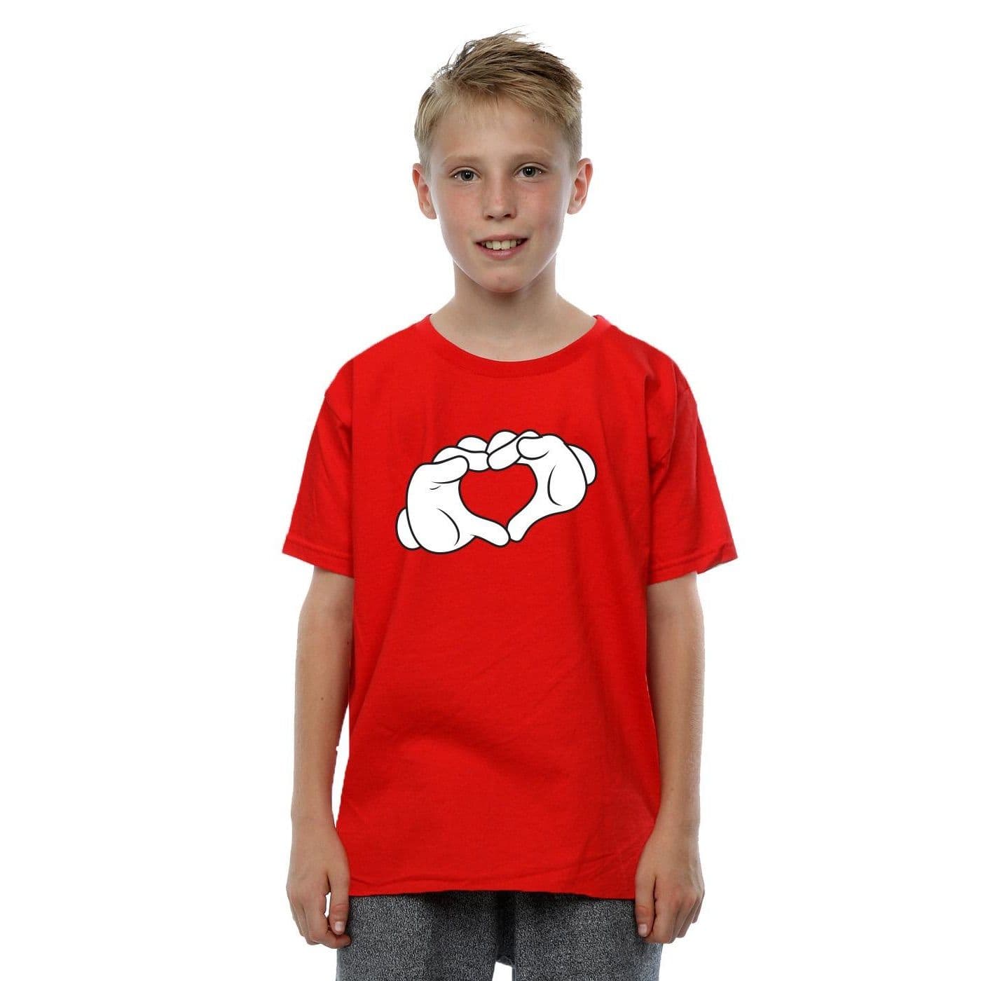 Mickey Mouse Heart Hands T Shirt
