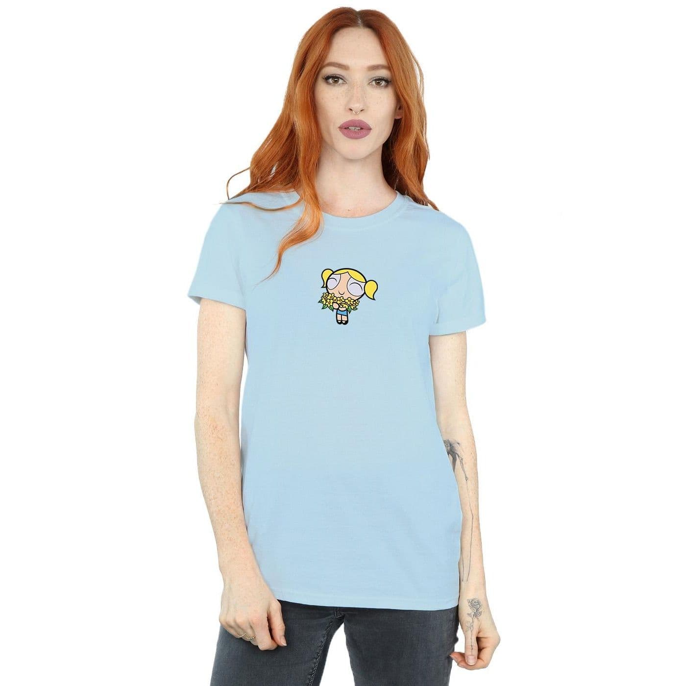 Cotton Boyfriend T Shirt Blue
