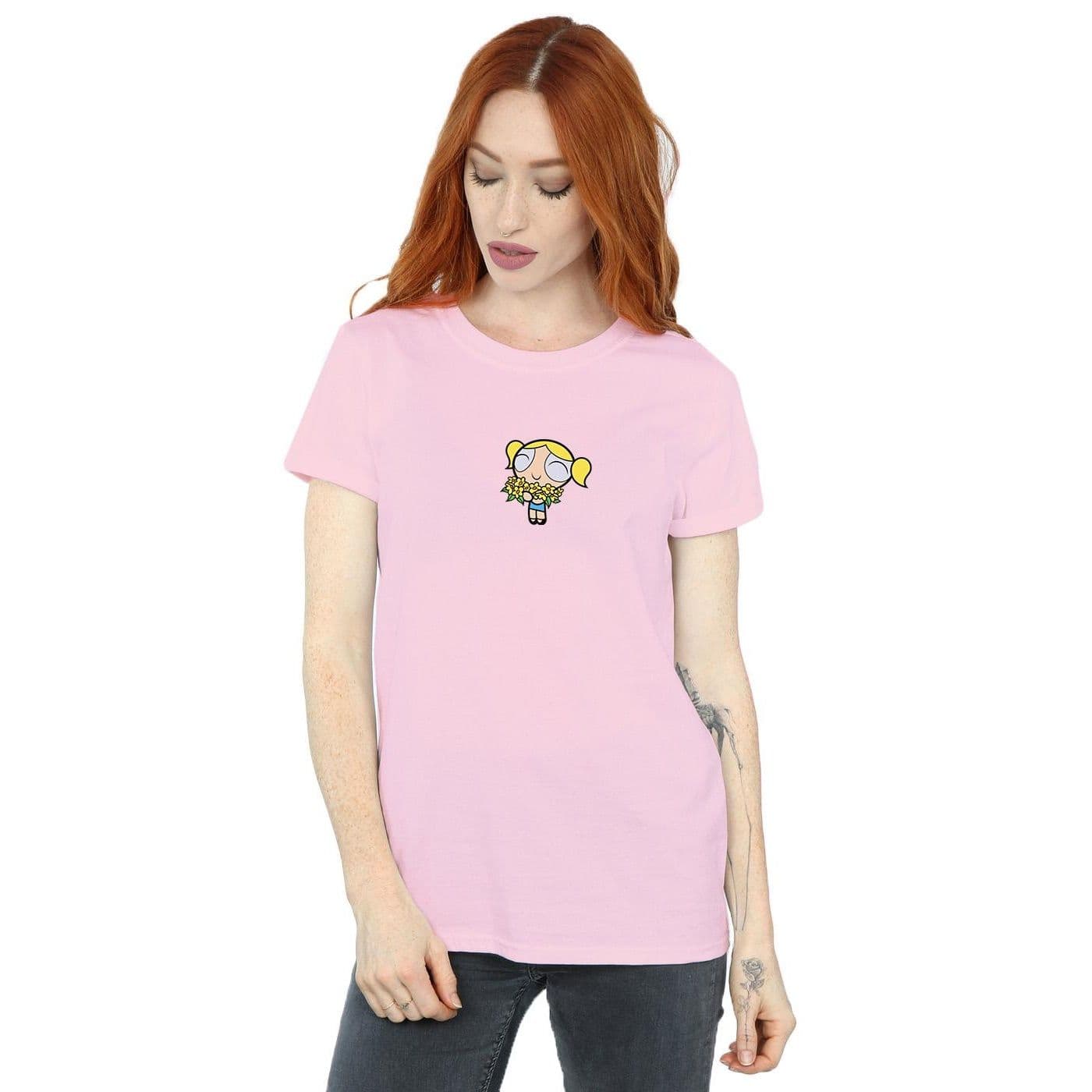 Cotton Boyfriend T Shirt Pink