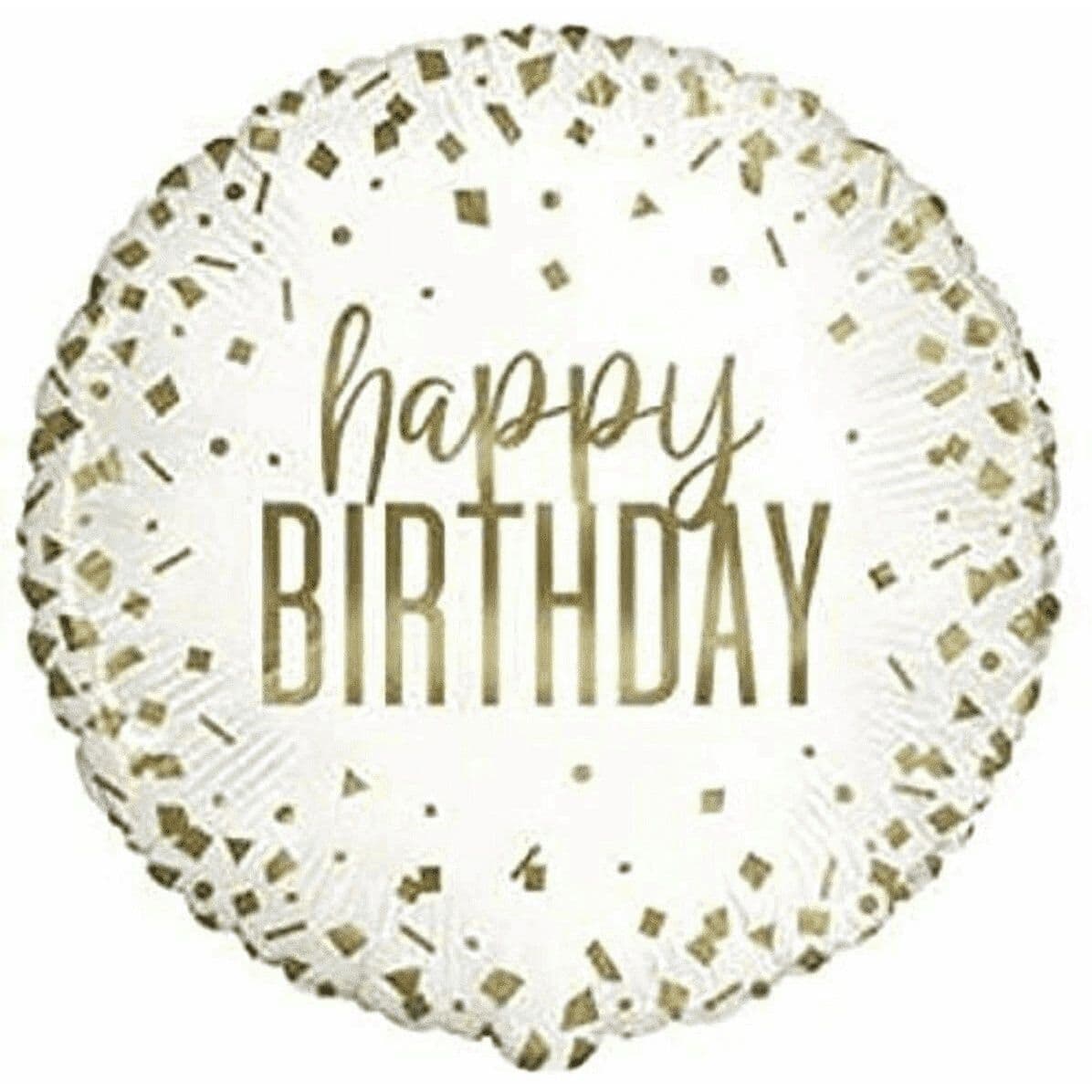 Confetti Birthday Foil Balloon