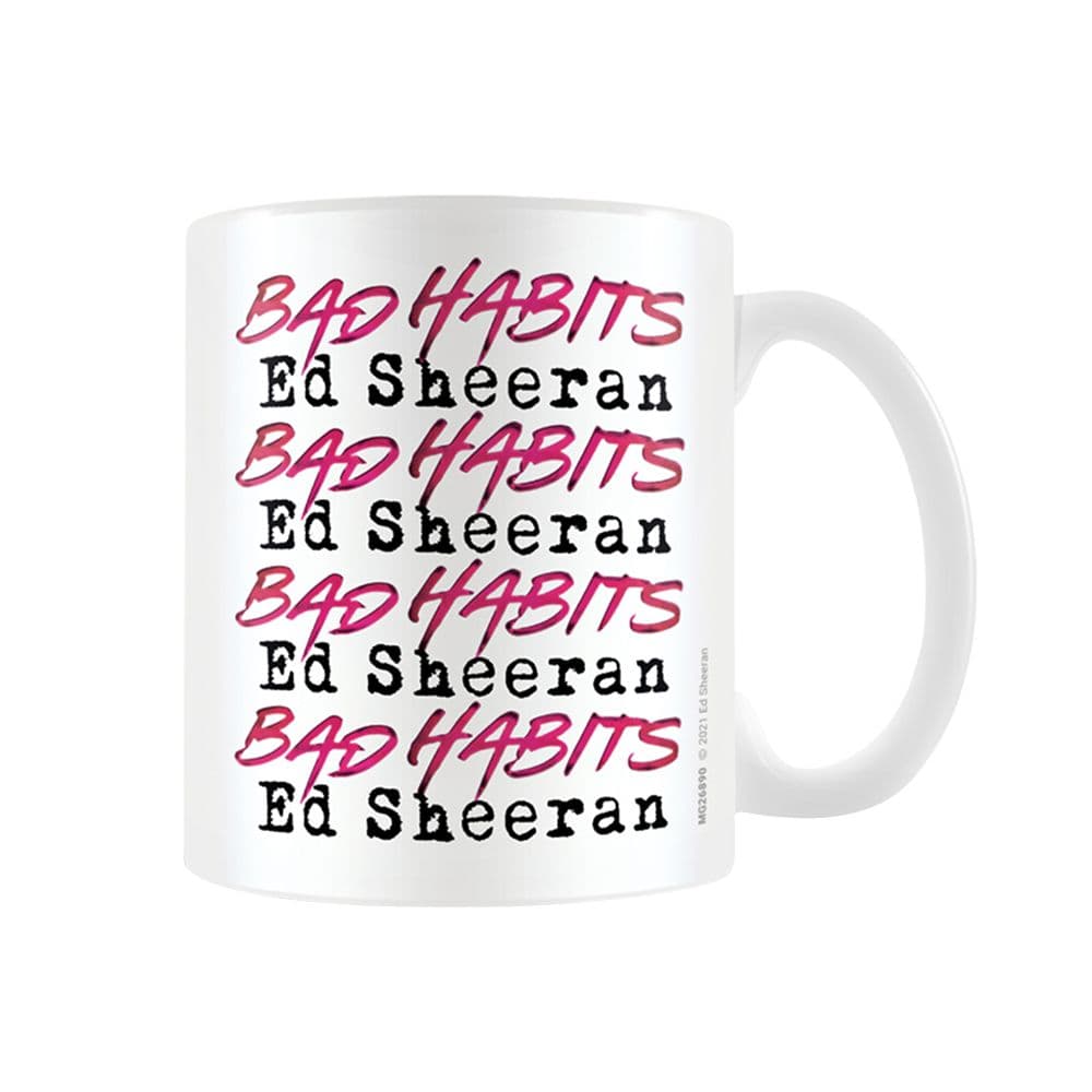 Bad Habits Repeat Print Mug