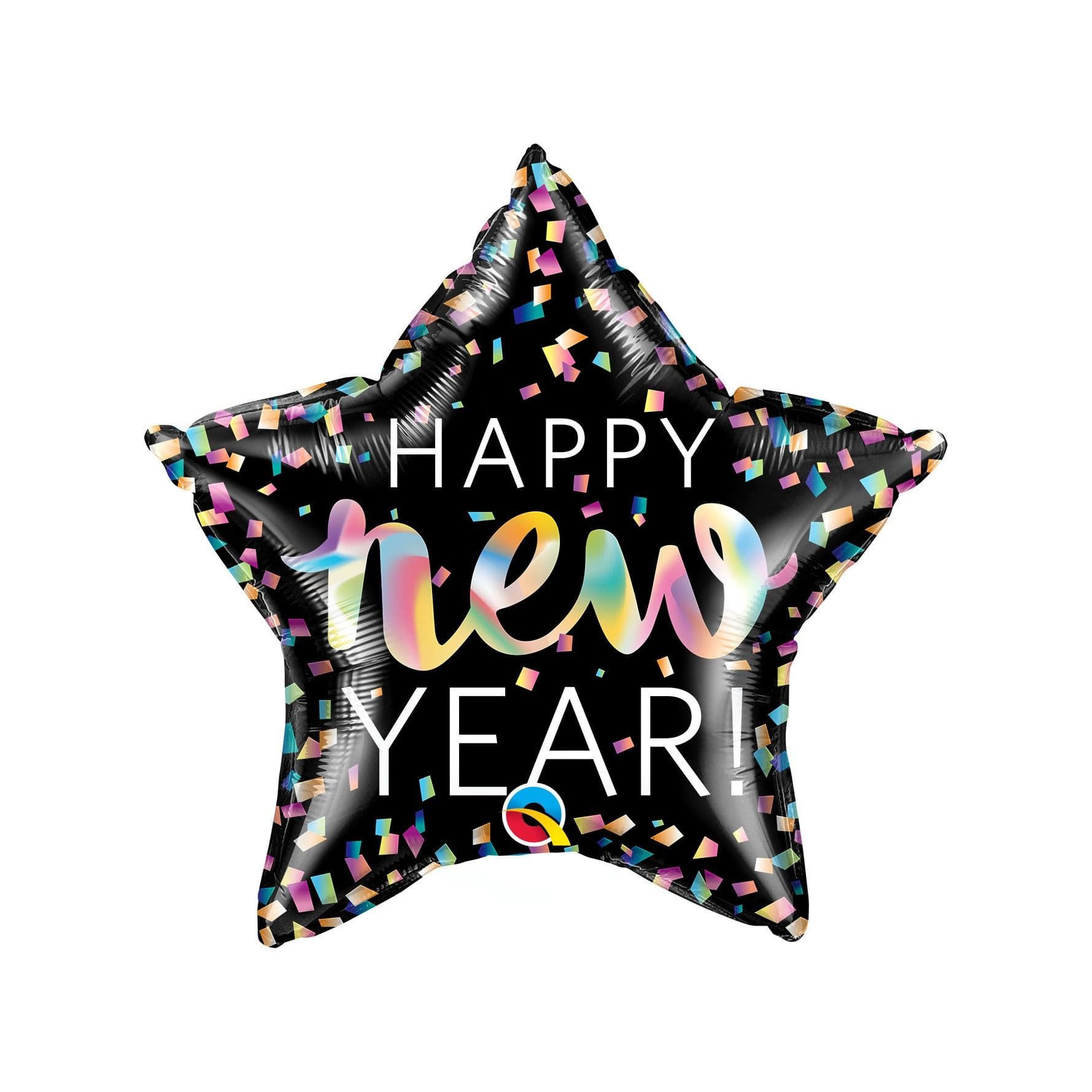 Iridescent Star Year Foil Balloon