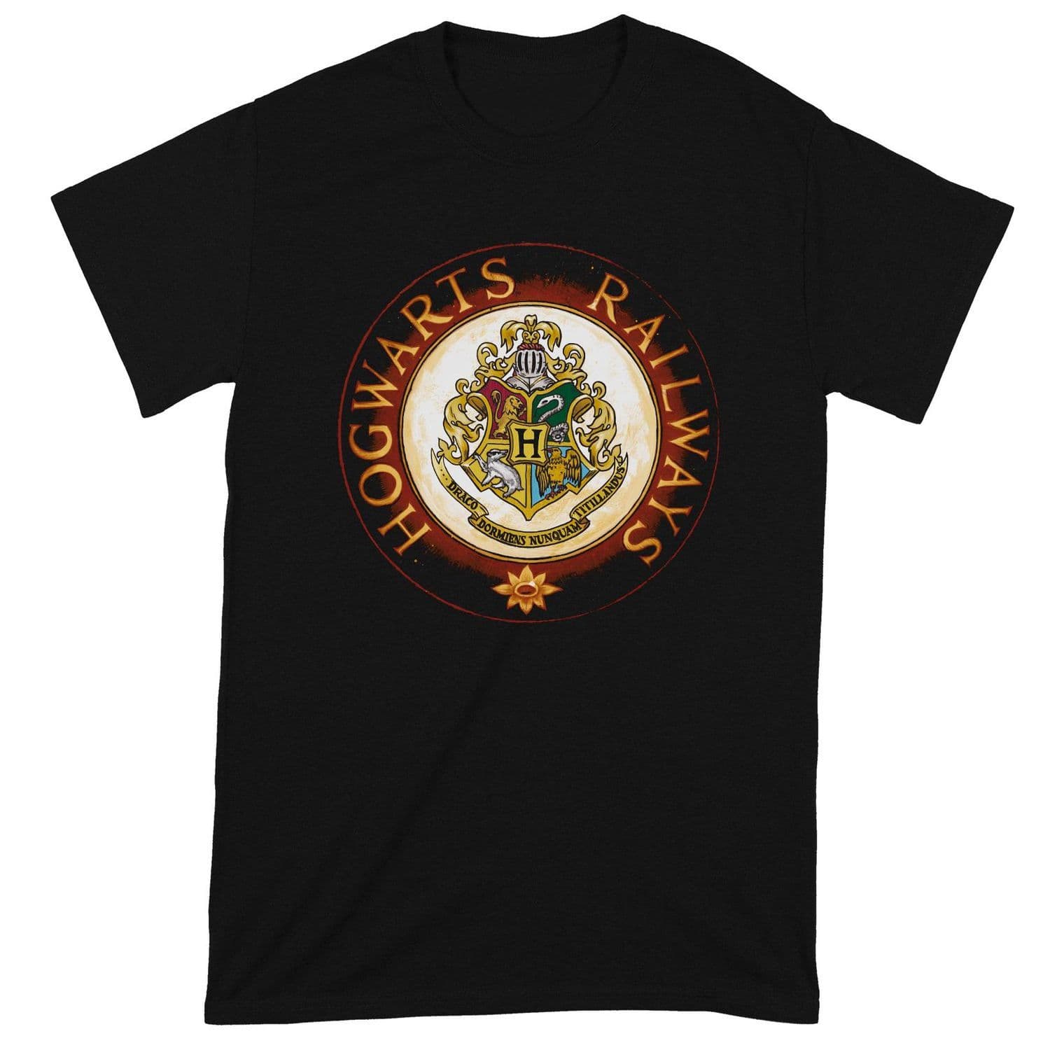 Hogwarts Railway Circle T Shirt
