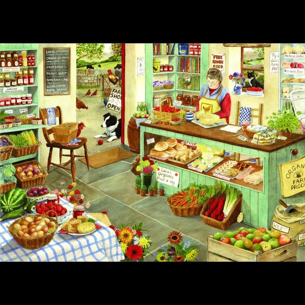 Farm Shop 1000 Piece Jigsaw Puzzle