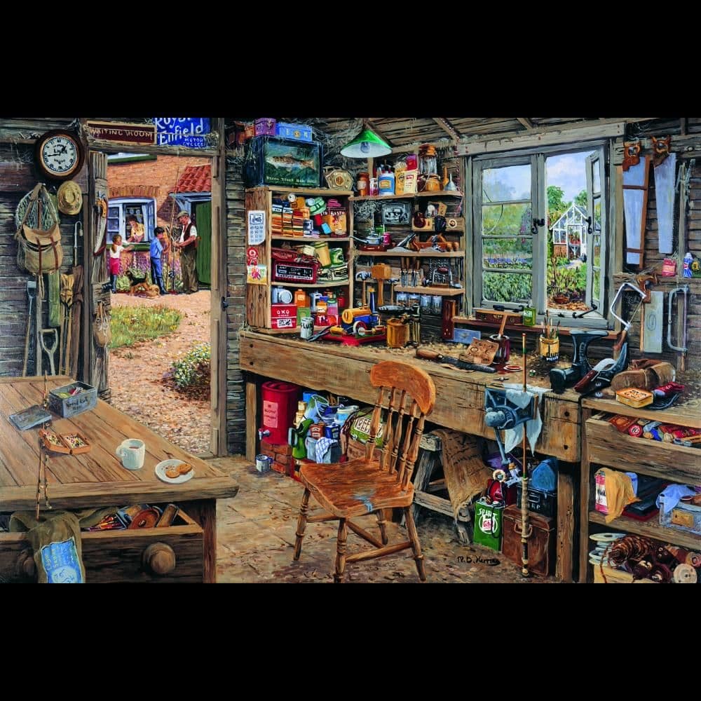 Dads Shed 1000 Piece Jigsaw Puzzle