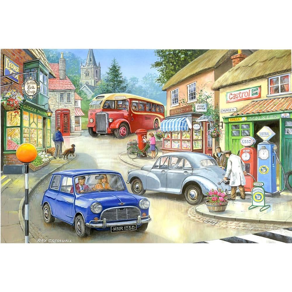 Country Town BIG 250 Piece Jigsaw Puzzle