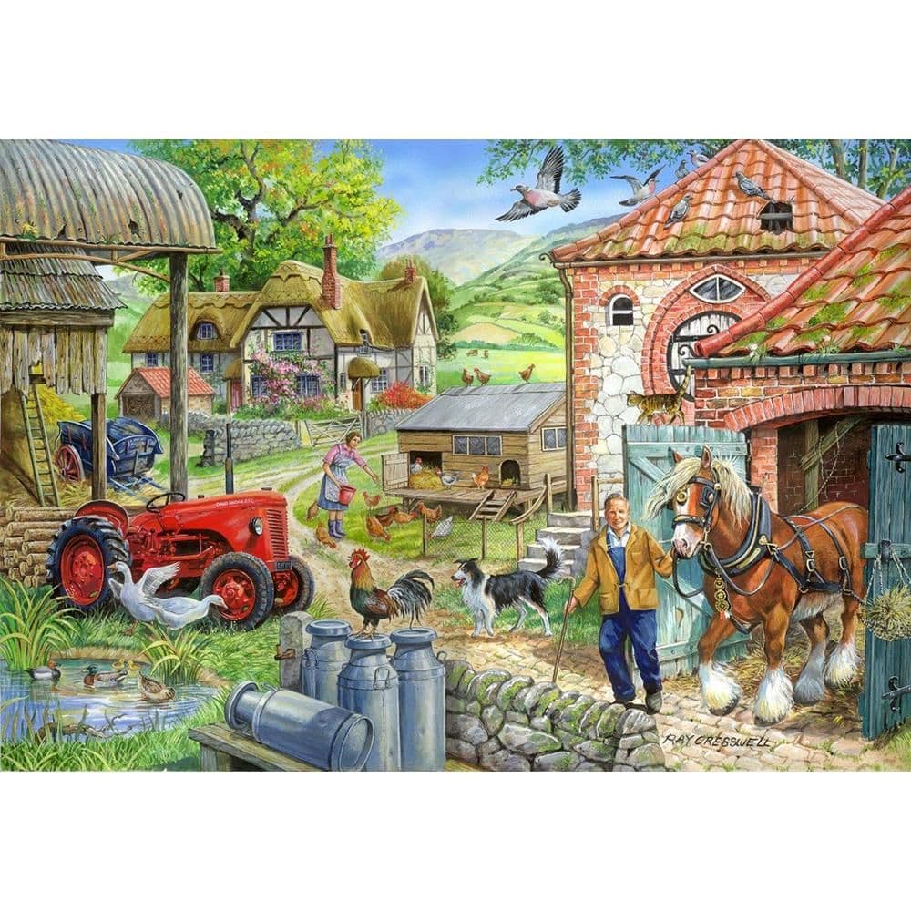 Manor Farm 1000 Piece Jigsaw Puzzle