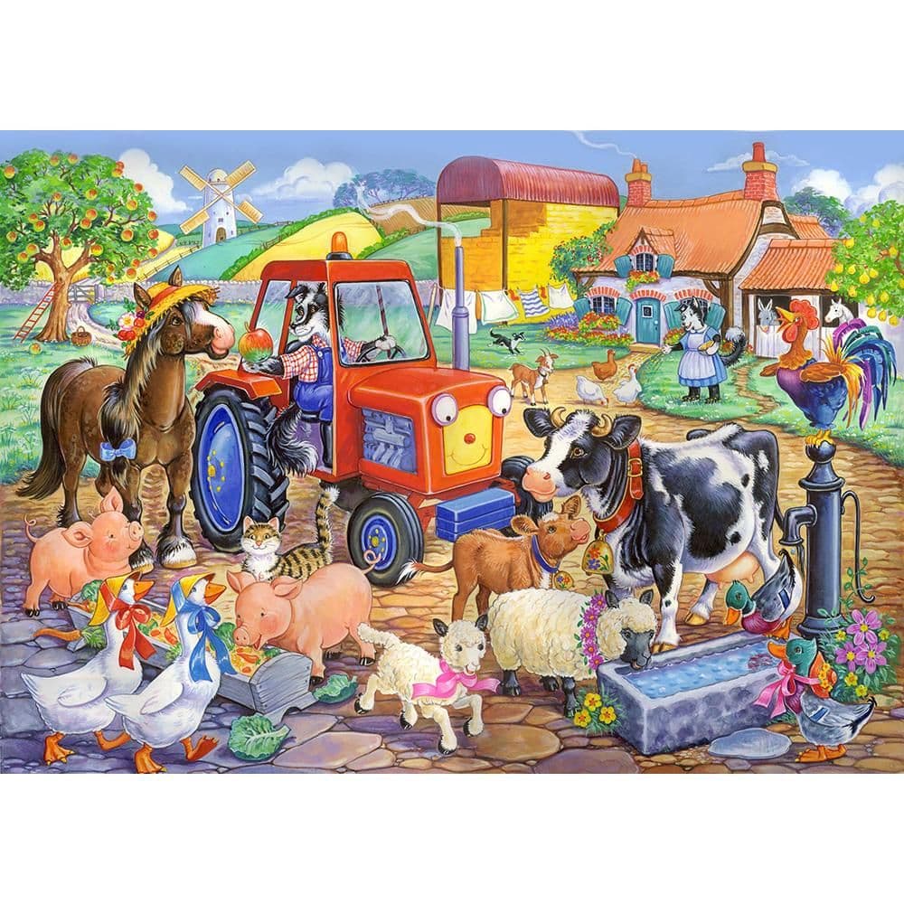 Farm Friends 80 Piece Jigsaw Puzzle
