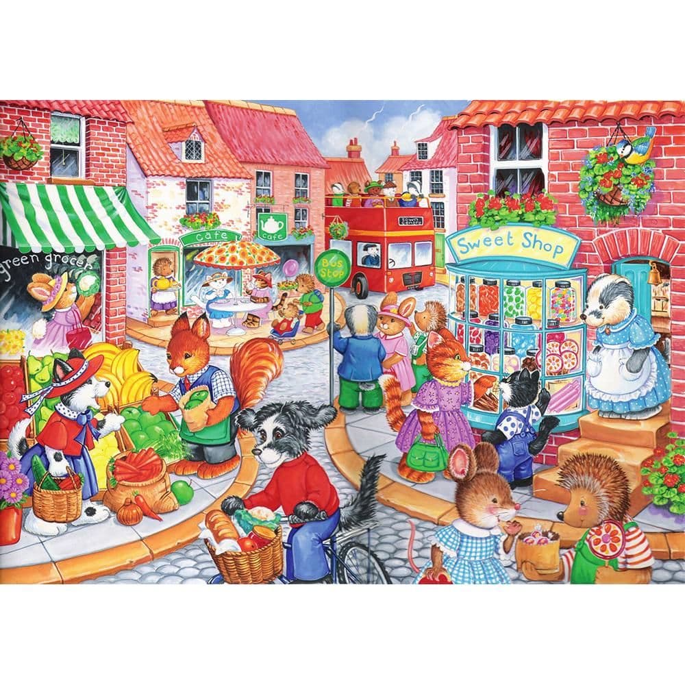 Town 80 Piece Jigsaw Puzzle