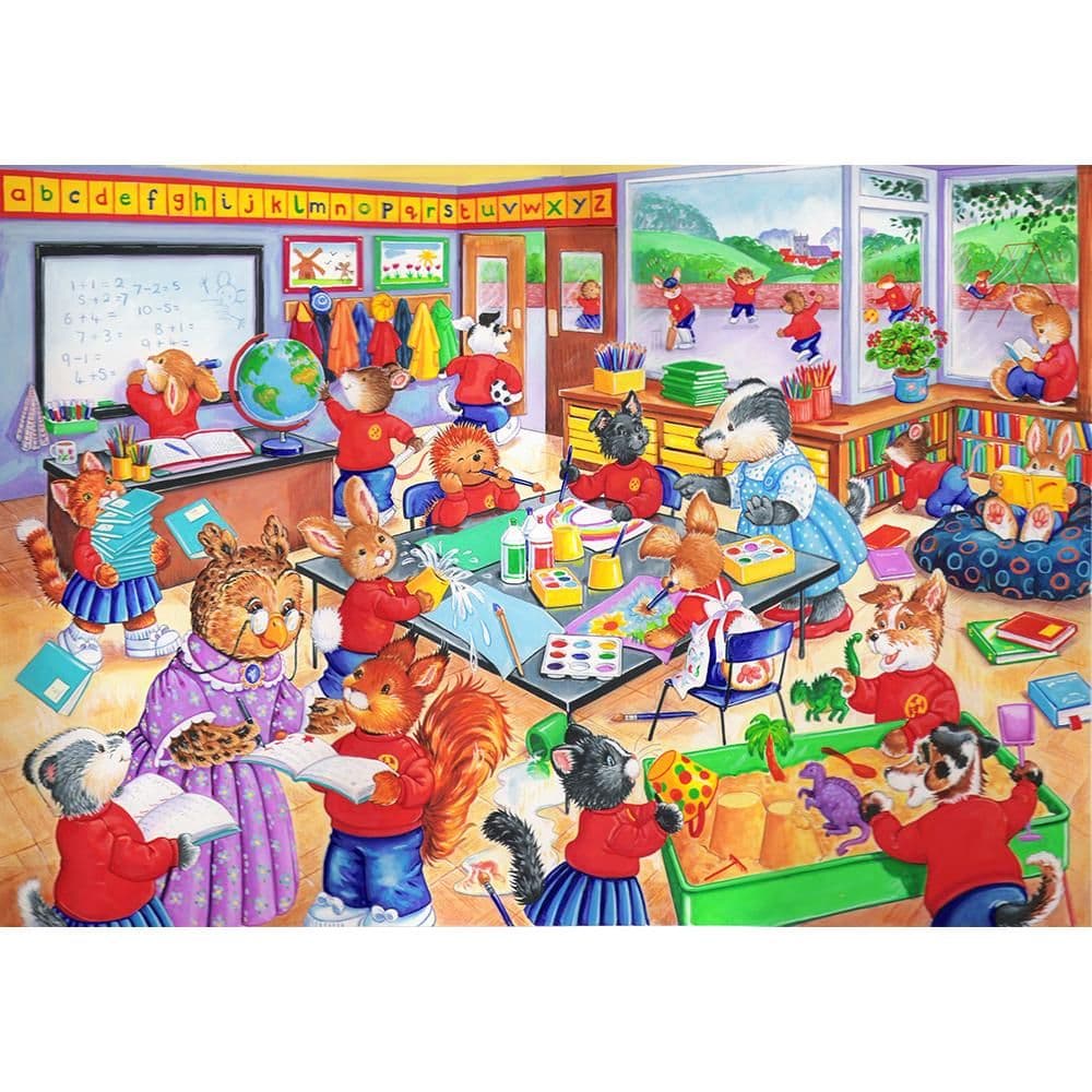 School Days 80 Piece Jigsaw Puzzle