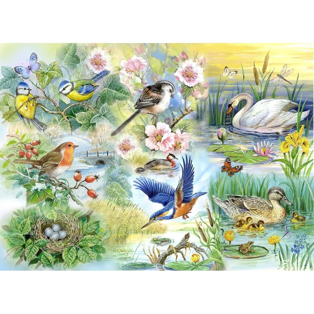 Feathered Friends BIG 250 Piece Jigsaw Puzzle