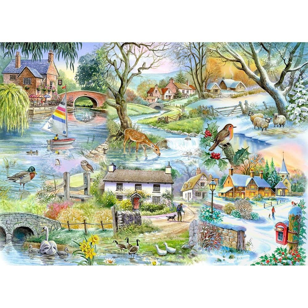 All Seasons 500 Piece Jigsaw Puzzle