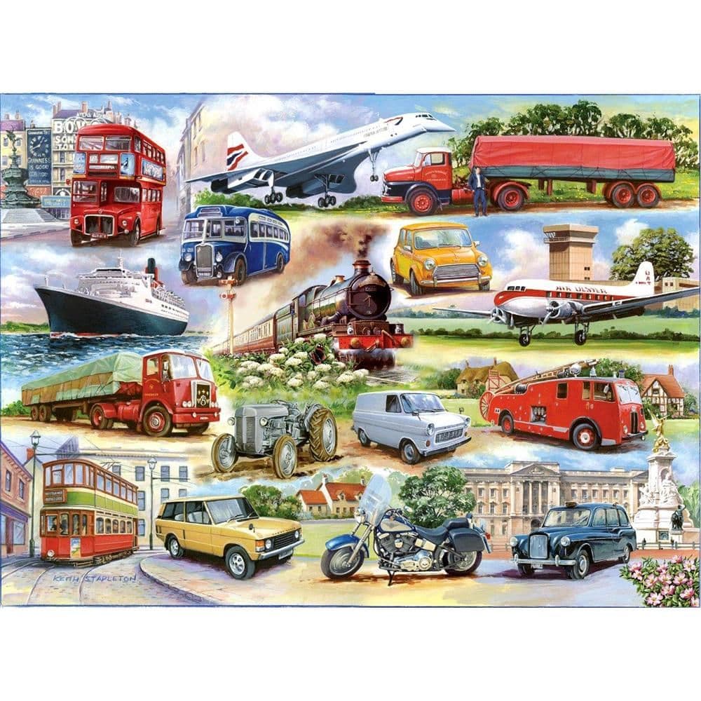 Golden Oldies 1000 Piece Jigsaw Puzzle