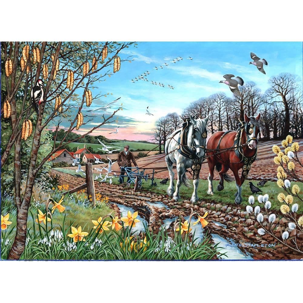 Final Furrow 500 Piece Jigsaw Puzzle