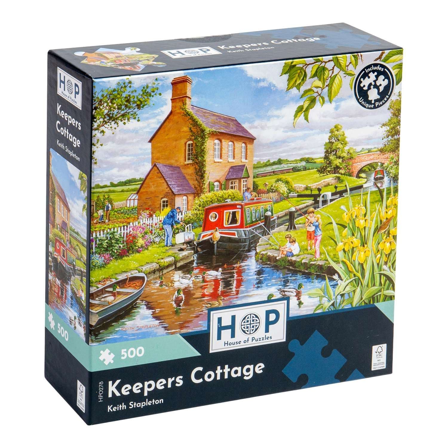 Keepers Cottage 500 Piece Jigsaw Puzzle