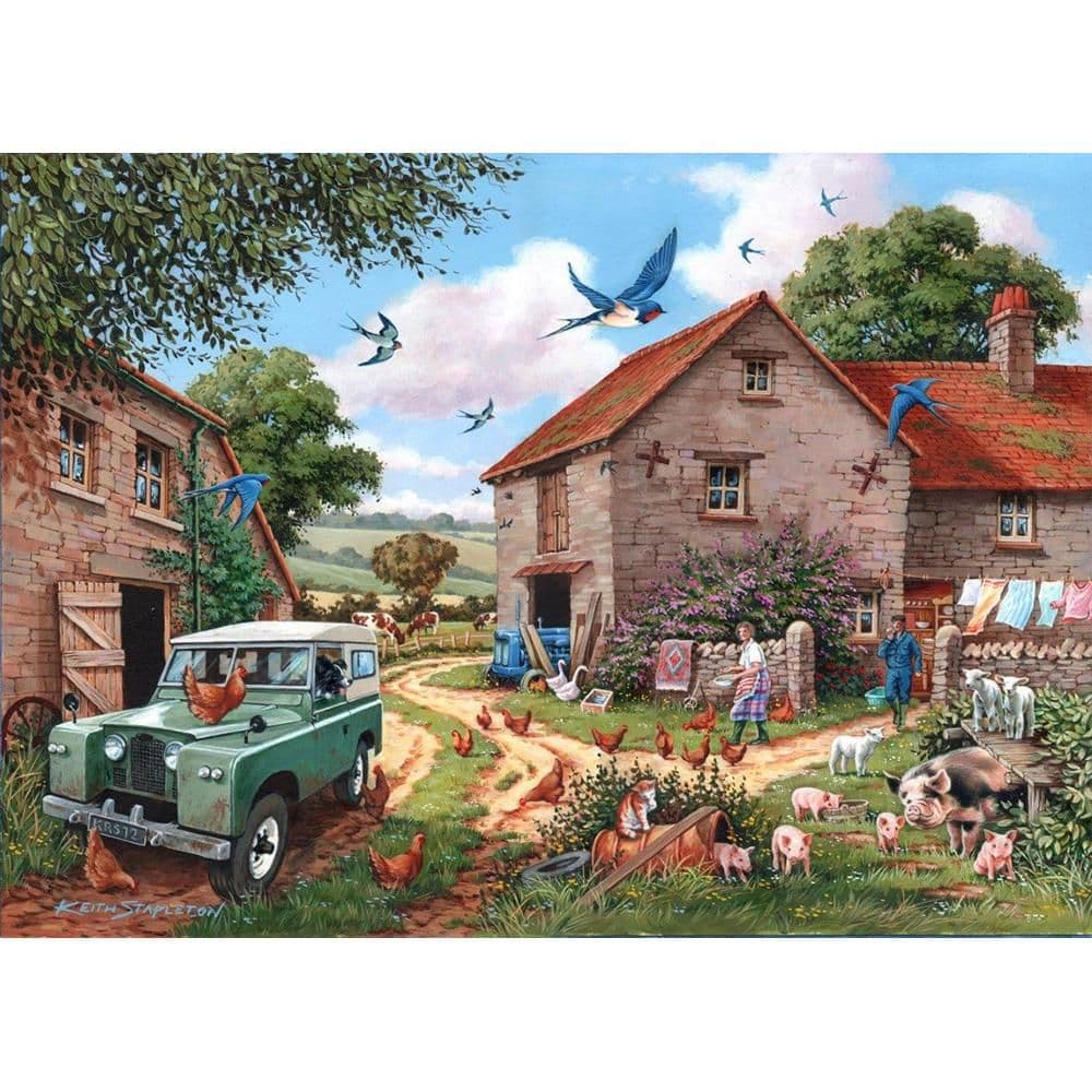 Farmers Wife BIG 500 Piece Jigsaw Puzzle