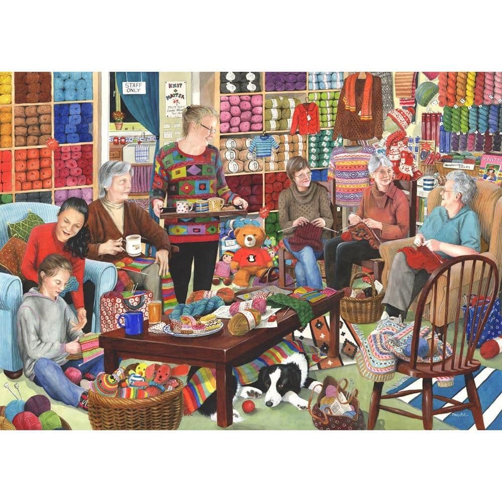 Knit & Natter 1000 Piece Jigsaw Puzzle