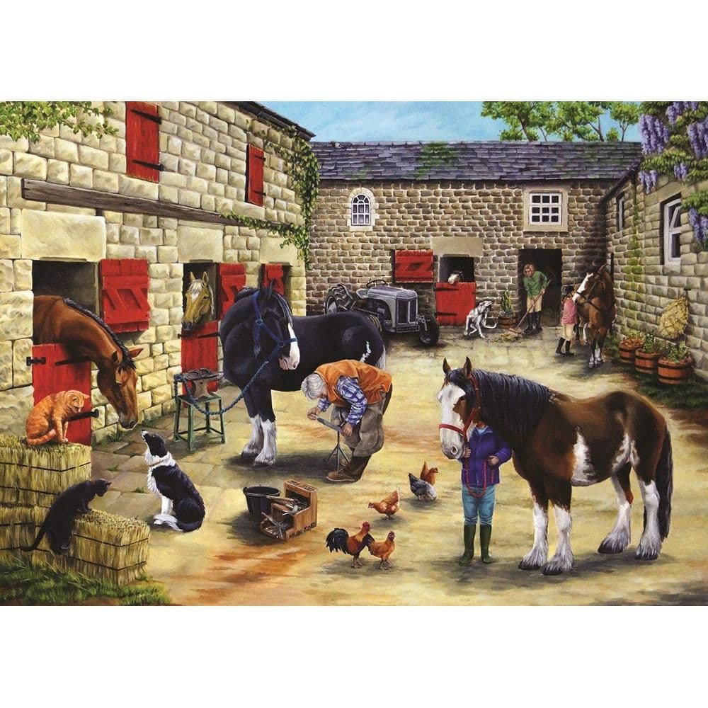 Farriers Visit 500 Piece Jigsaw Puzzle