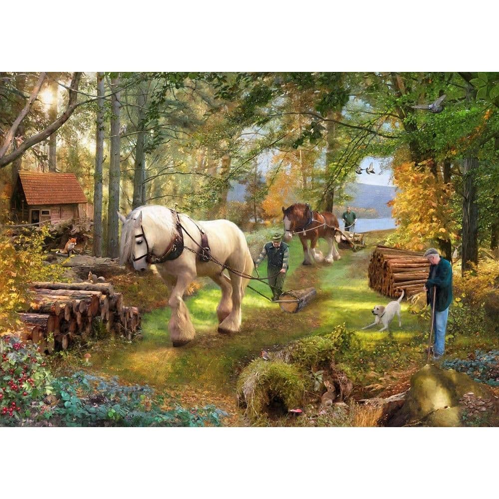 Horse Power 500 Piece Jigsaw Puzzle