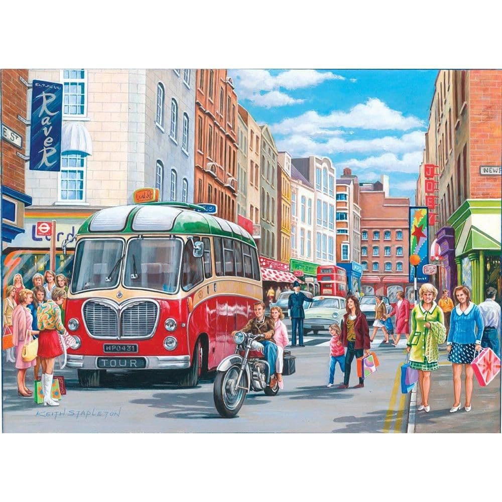 Saturday Shopping 500 Piece Jigsaw Puzzle