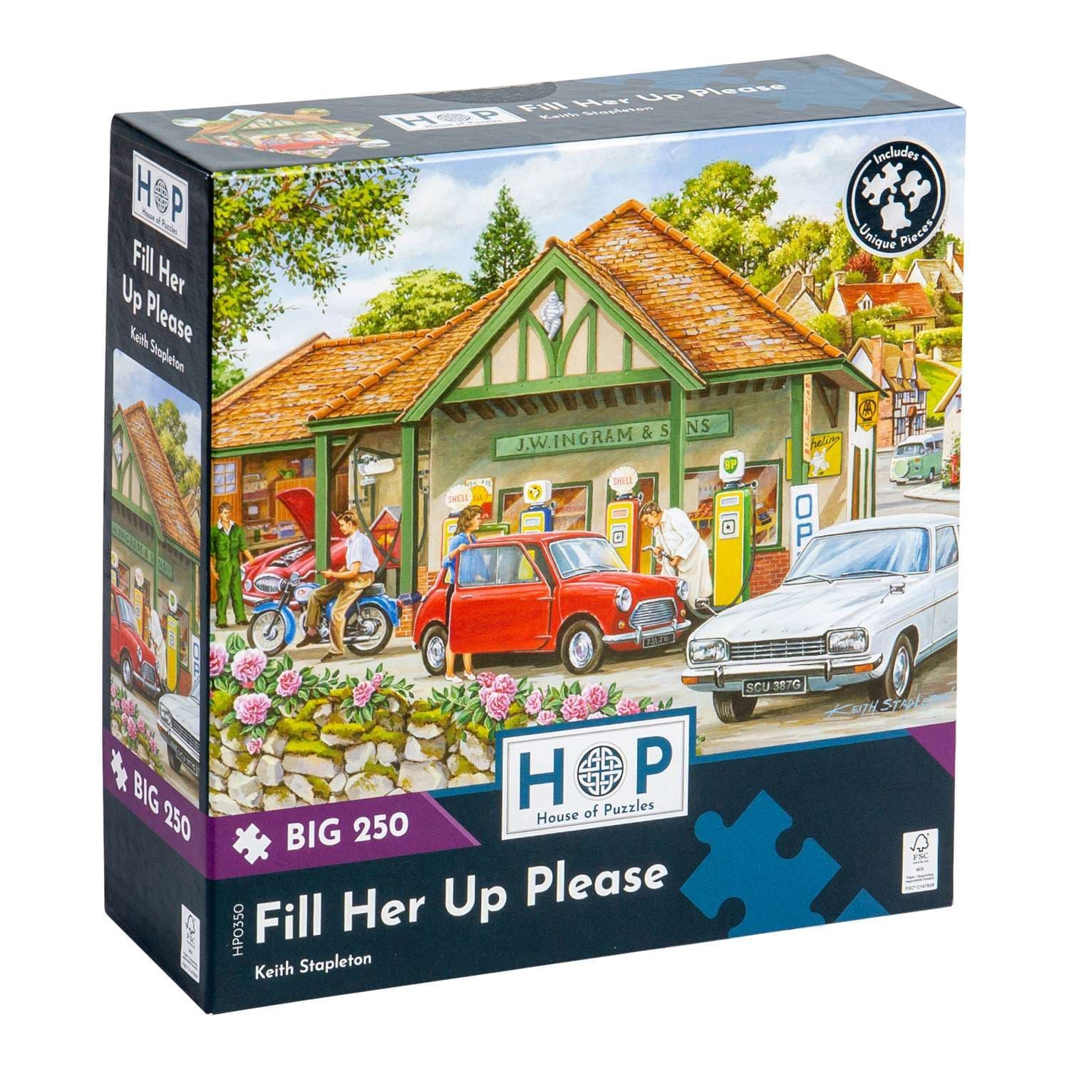 Fill Her Up Please BIG 250 Piece Jigsaw Puzzle