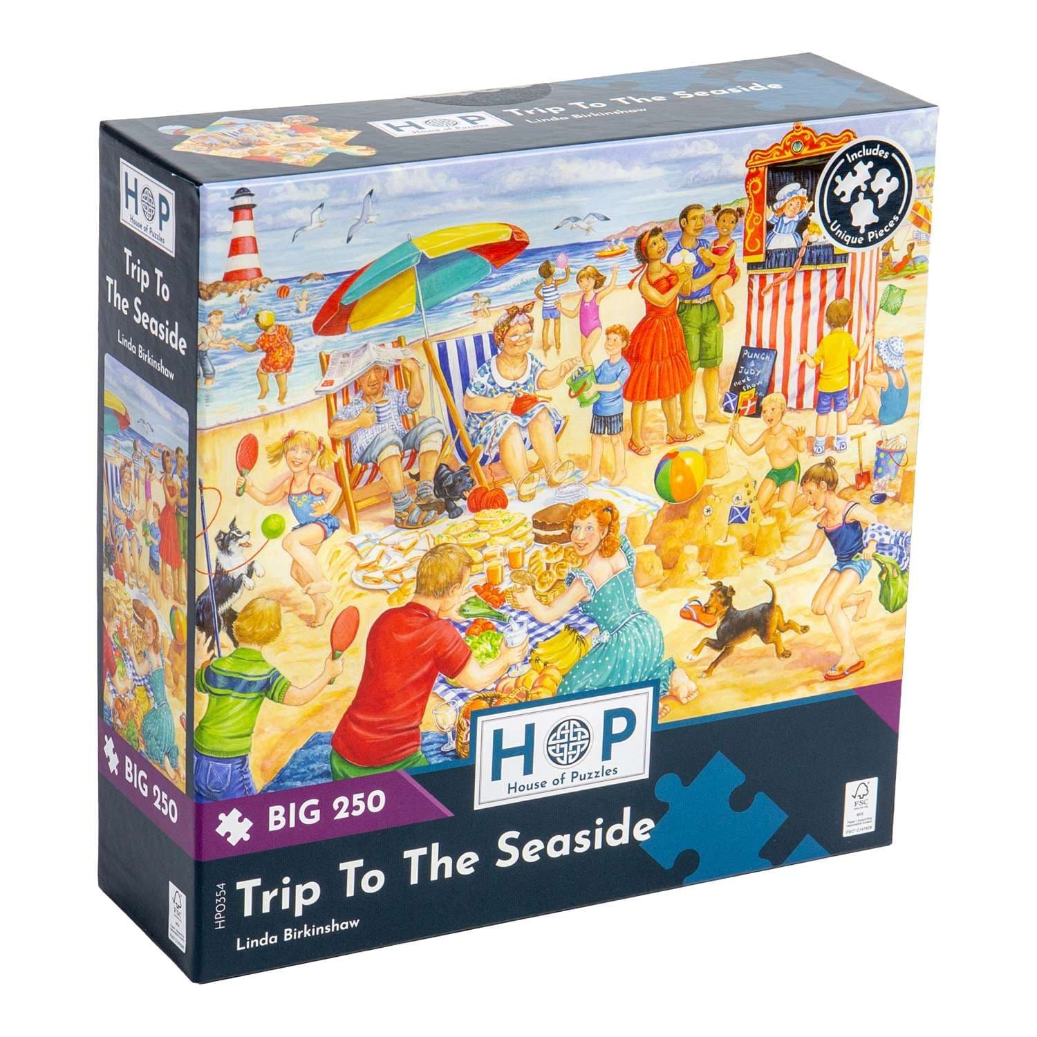 Trip To Seaside BIG 250 Piece Jigsaw Puzzle