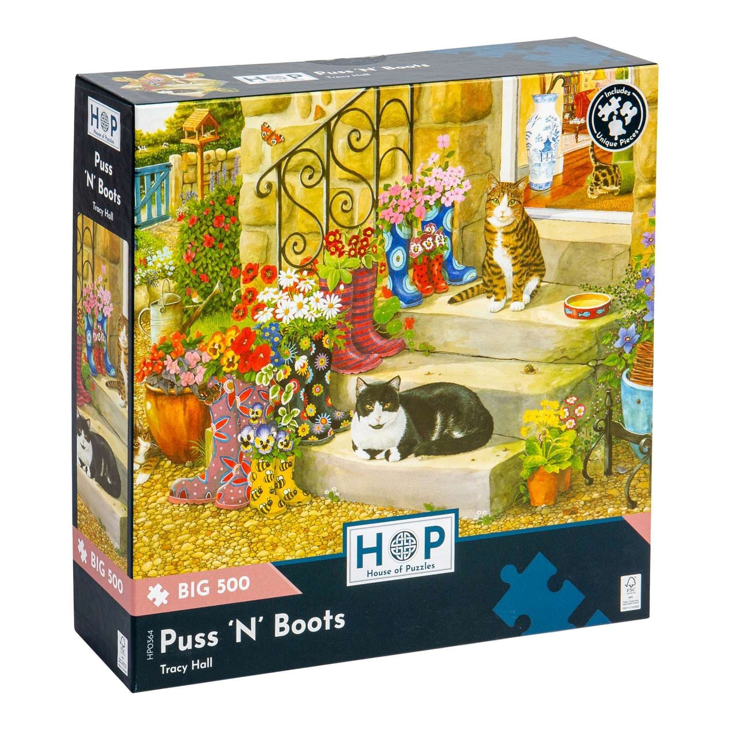 Puss N Boots BIG 500 Piece Jigsaw Puzzle