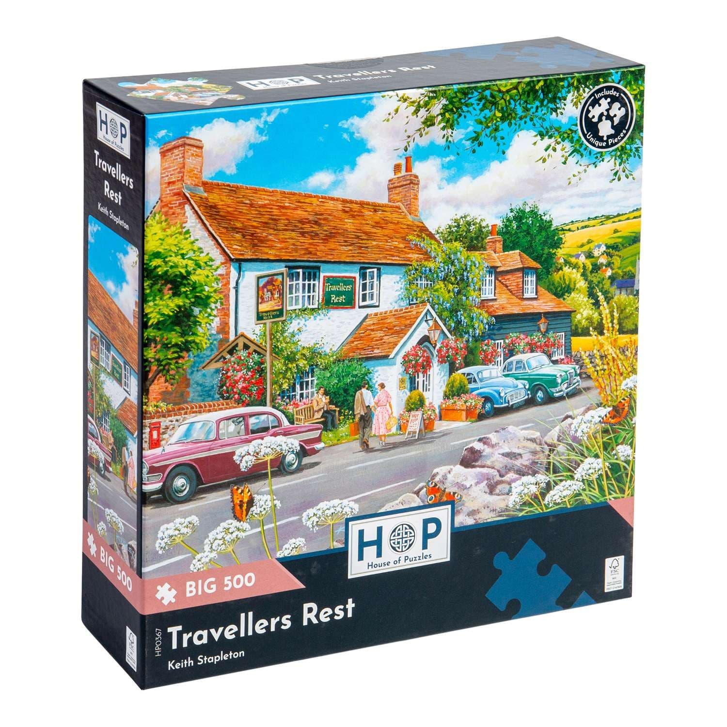 Travellers Rest BIG 500 Piece Jigsaw Puzzle
