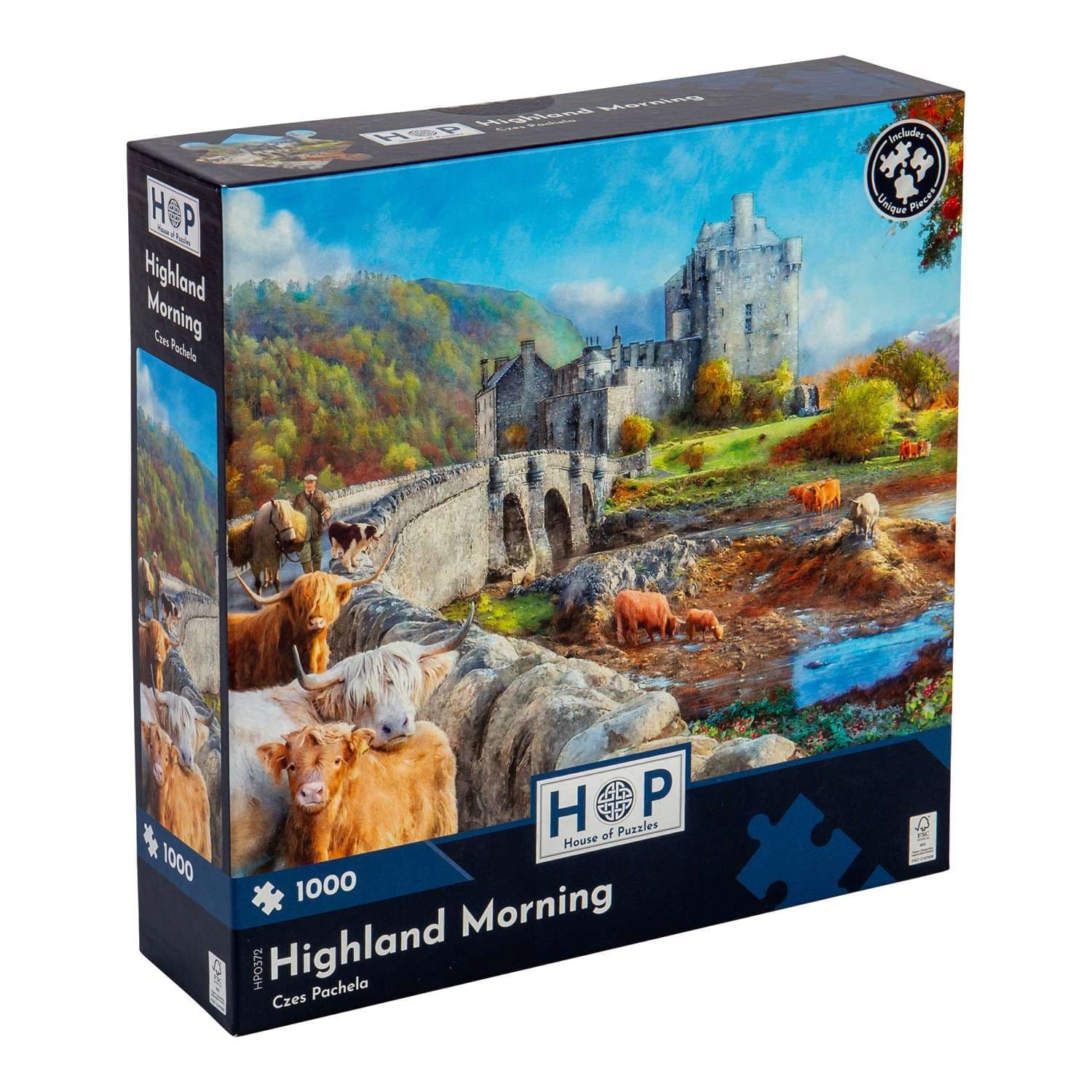 Highland Morning 1000 Piece Jigsaw Puzzle