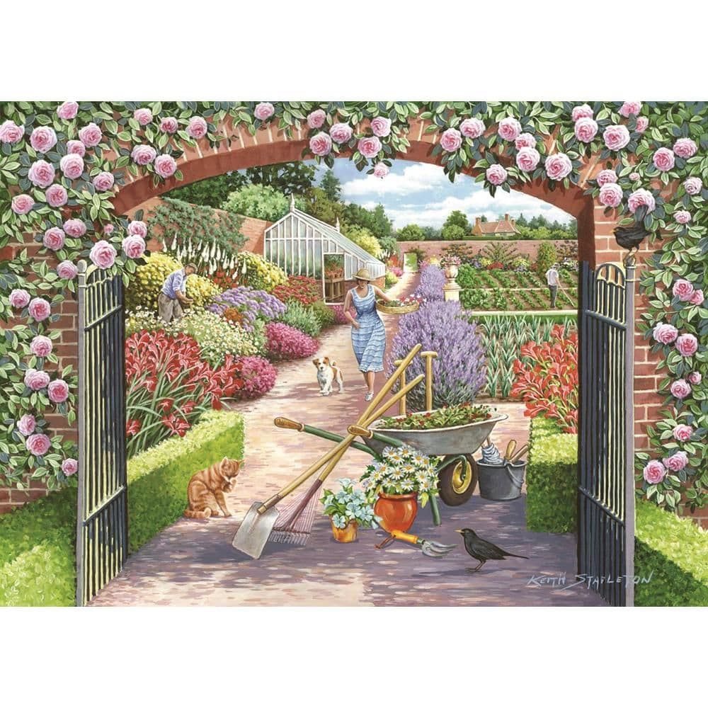 Walled Garden 500 Piece Jigsaw Puzzle