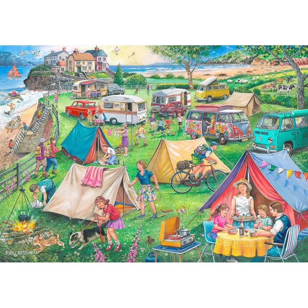 No.10 Camping 1000 Piece Jigsaw Puzzle